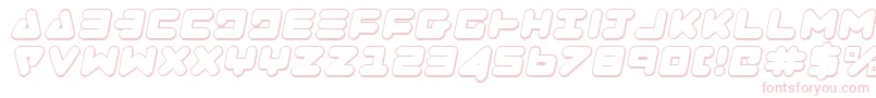 fuente ZealotOutlineItalic – Fuentes Rosadas Sobre Fondo Blanco