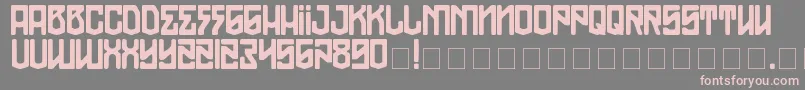 TheModernPirates Font – Pink Fonts on Gray Background