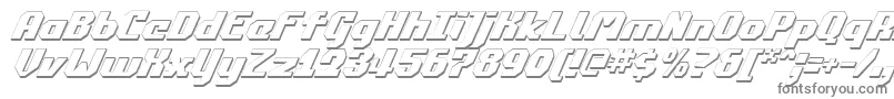 フォントCommonv23Di – 白い背景に灰色の文字