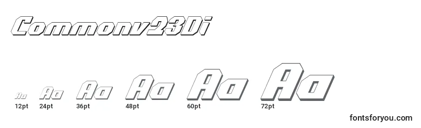 Commonv23Di Font Sizes