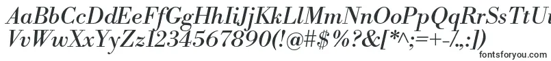 LibrebodoniItalic Font – OTF Fonts