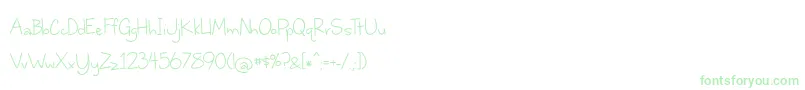 BmdWhereStarsShineTheBrightest-Schriftart – Grüne Schriften