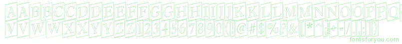 AAntiquetitultrcmupotl Font – Green Fonts on White Background