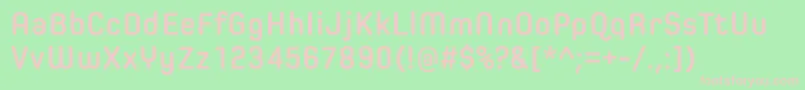 SpoonBold Font – Pink Fonts on Green Background