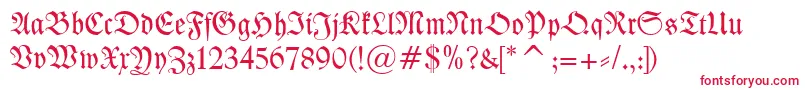 KleistFraktur Font – Red Fonts