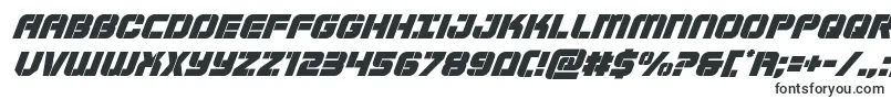 Supersubmarinesuperital-fontti – täytetyt fontit