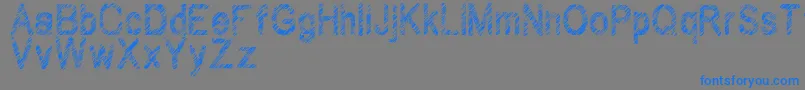Wilhomena Font – Blue Fonts on Gray Background
