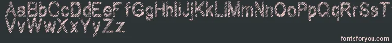 Wilhomena Font – Pink Fonts on Black Background