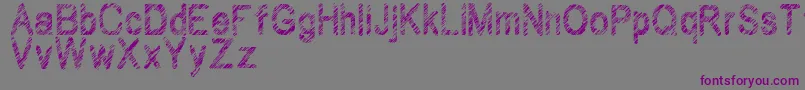 Wilhomena Font – Purple Fonts on Gray Background