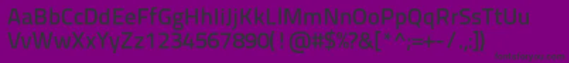 Titilliumtext22l600wt Font – Black Fonts on Purple Background