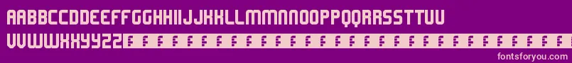 fuente Lemons – Fuentes Rosadas Sobre Fondo Morado