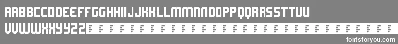 フォントLemons – 灰色の背景に白い文字