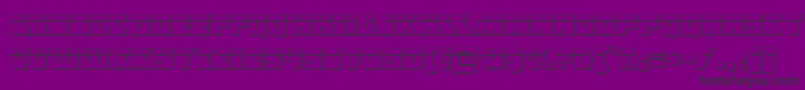 Libertylegion3Dlaser Font – Black Fonts on Purple Background