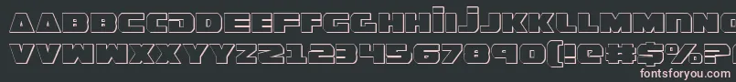 GuardianShadow Font – Pink Fonts on Black Background