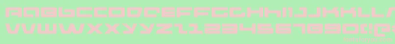 Pulserifleex Font – Pink Fonts on Green Background