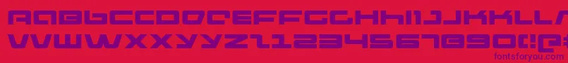 fuente Pulserifleex – Fuentes Moradas Sobre Fondo Rojo