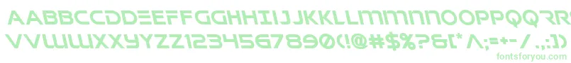Singaporeslingleft Font – Green Fonts on White Background
