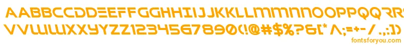 Singaporeslingleft Font – Orange Fonts on White Background