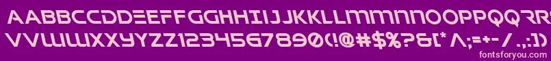 Singaporeslingleft Font – Pink Fonts on Purple Background