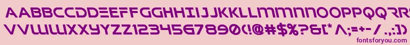 Singaporeslingleft Font – Purple Fonts on Pink Background