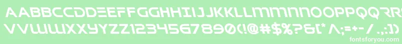 Singaporeslingleft Font – White Fonts on Green Background
