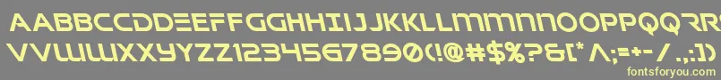 Singaporeslingleft Font – Yellow Fonts on Gray Background