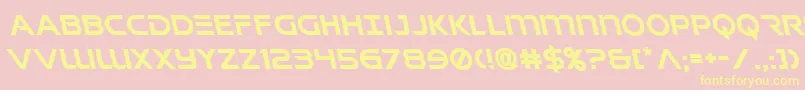 Singaporeslingleft Font – Yellow Fonts on Pink Background