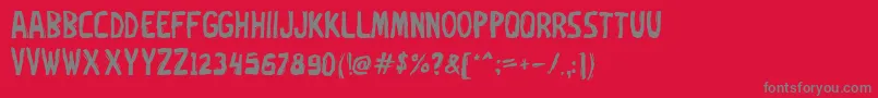 Подробнее о шрифте Oxe Шрифт Oxe – серые шрифты на красном фоне