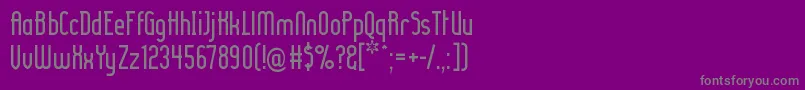 Ladyir ffy-Schriftart – Graue Schriften auf violettem Hintergrund