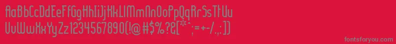 Ladyir ffy Font – Gray Fonts on Red Background