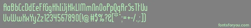 More about Ladyir ffy Font Ladyir ffy Font – Green Fonts on Gray Background