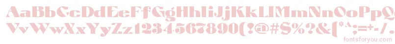 Atuyasdodi Font – Pink Fonts on White Background