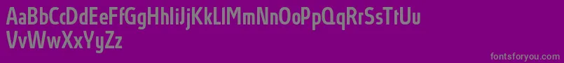 Police AbsolutProMediumcondensed – polices grises sur fond violet