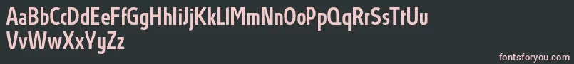 AbsolutProMediumcondensed Font – Pink Fonts on Black Background