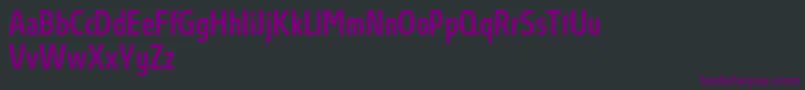 AbsolutProMediumcondensed Font – Purple Fonts on Black Background
