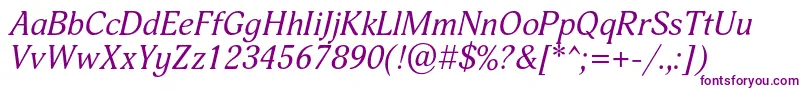 AdoniscItalic Font – Purple Fonts