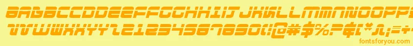 fuente Direktorlaseri – Fuentes Naranjas Sobre Fondo Amarillo