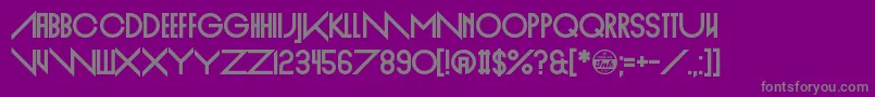 Saiba mais sobre a fonte EmpireStraight Fonte EmpireStraight – fontes cinzas em um fundo violeta