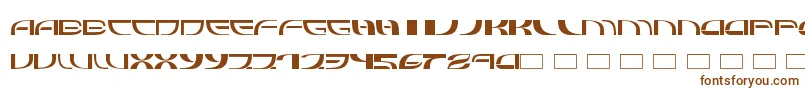 Refluxed-fontti – ruskeat fontit valkoisella taustalla