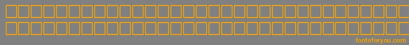 TimerRegular Font – Orange Fonts on Gray Background