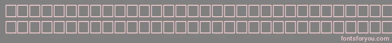 TimerRegular Font – Pink Fonts on Gray Background