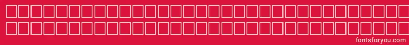 TimerRegular Font – Pink Fonts on Red Background