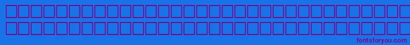 TimerRegular Font – Purple Fonts on Blue Background