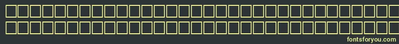フォントTimerRegular – 黒い背景に黄色の文字