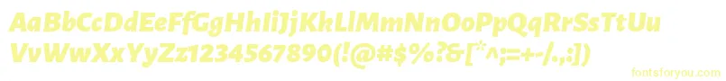 LunasansBlackitalic Font – Yellow Fonts