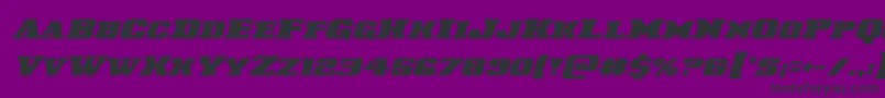 Laredotrailital Font – Black Fonts on Purple Background