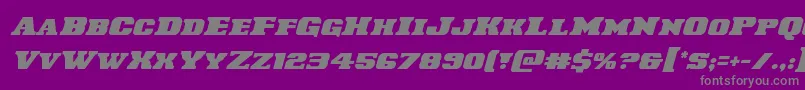 Laredotrailital Font – Gray Fonts on Purple Background
