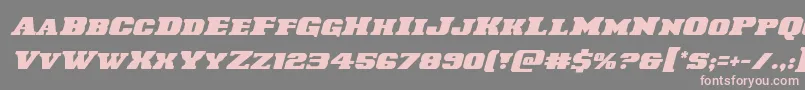 More about Laredotrailital Font Laredotrailital Font – Pink Fonts on Gray Background