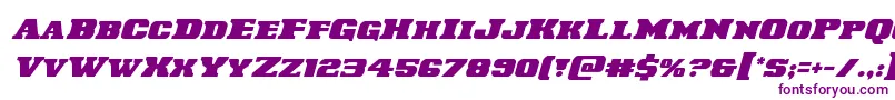 Laredotrailital Font – Purple Fonts on White Background