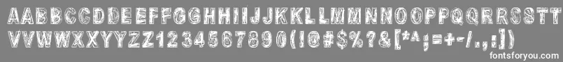 MoliendaDePiedra Font – White Fonts on Gray Background